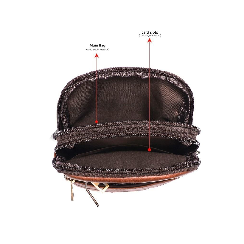 Сумка Vintage Коричнева (14724) - зображення 6