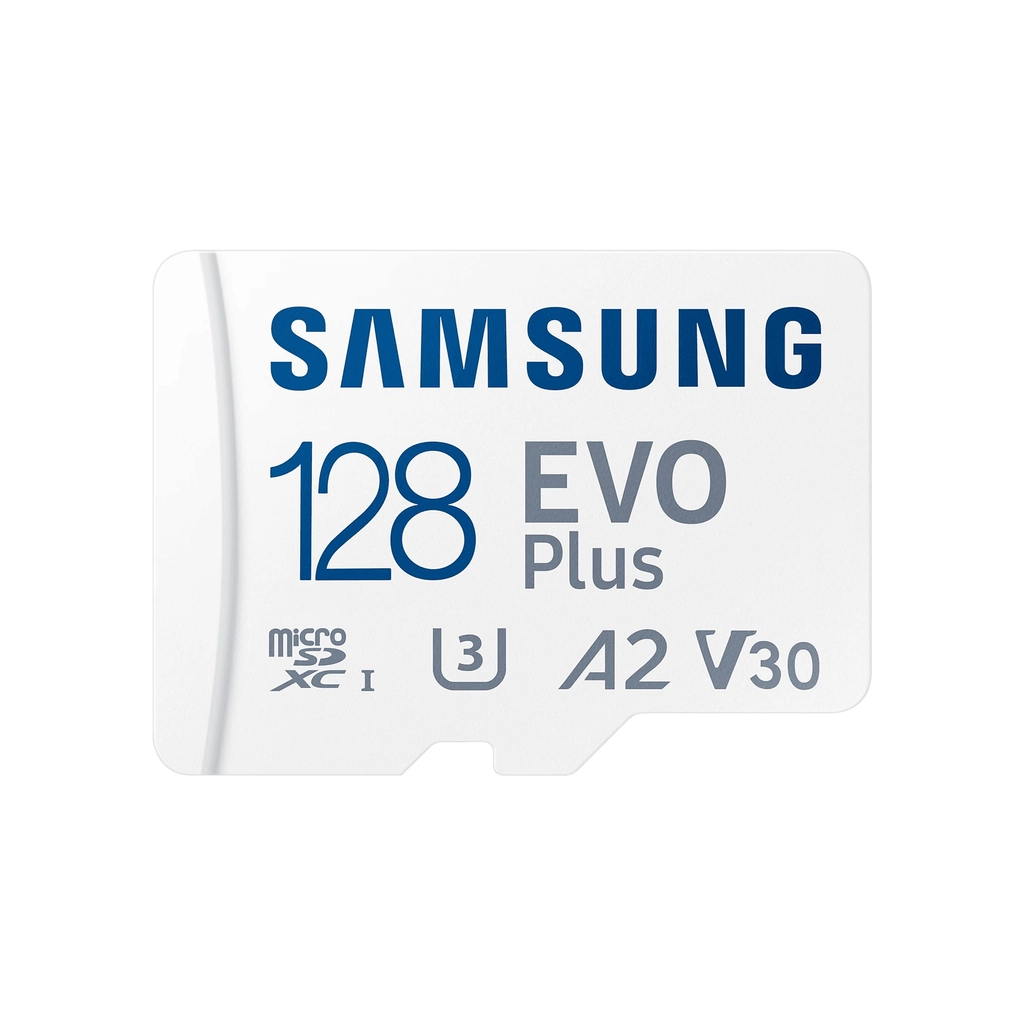 Карта пам'яті Samsung 128 GB microSDXC Class 10 UHS-I U3 V30 A2 EVO Plus+SD Adapte (MC128SA/EU) - зображення 2
