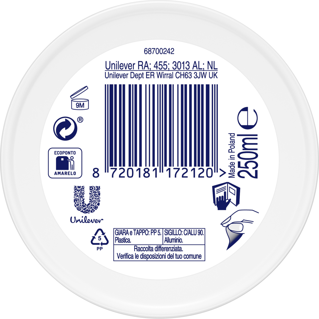 Крем для тіла Dove Живильний догляд 250 мл (8720181172120) - зображення 4