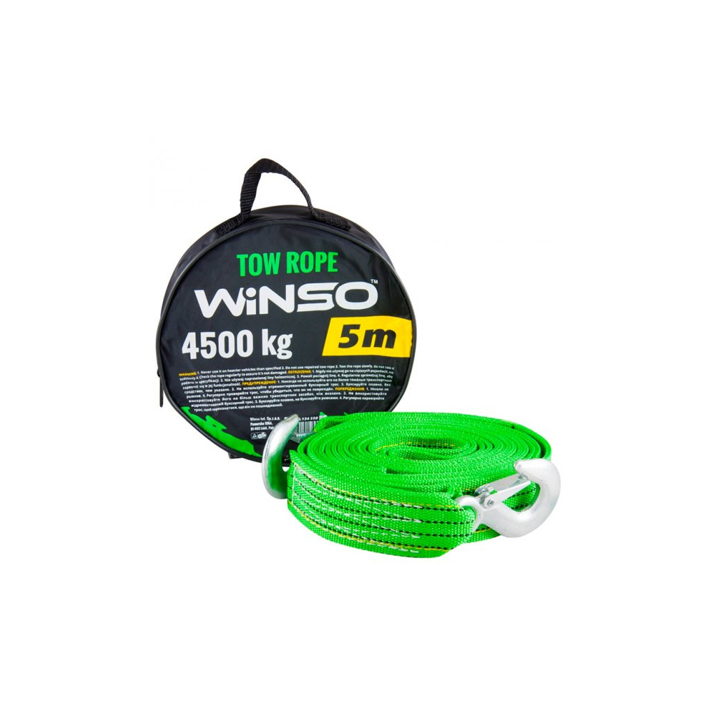 Трос буксирувальний WINSO 4,5т, 5м (134550) - изображение 2
