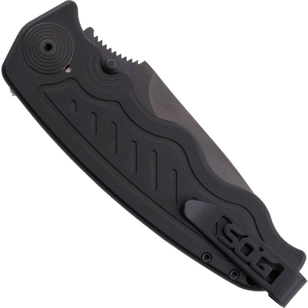 Ніж SOG Zoom Black Blade Serrated (ZM1016-BX) - зображення 6