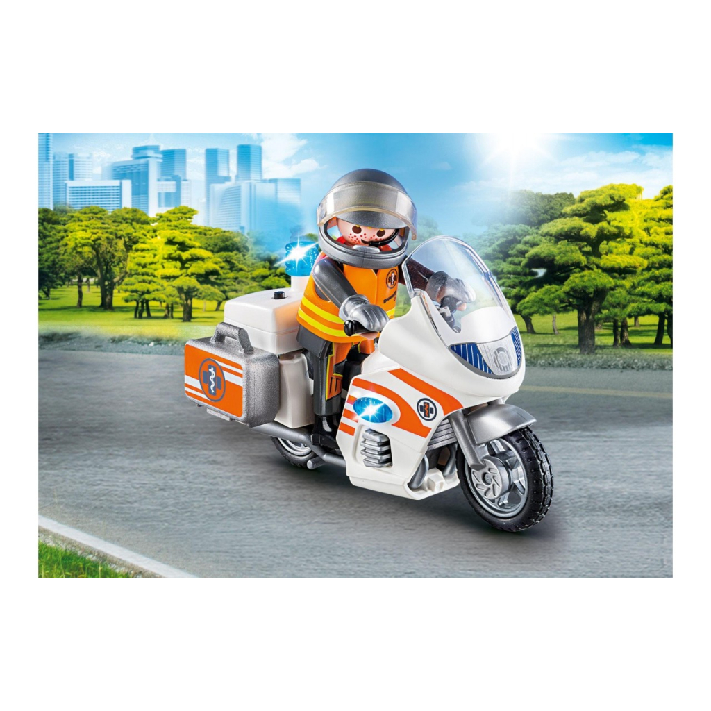 Конструктор Playmobil City life Мотоцикл МЧС (70051) - зображення 4