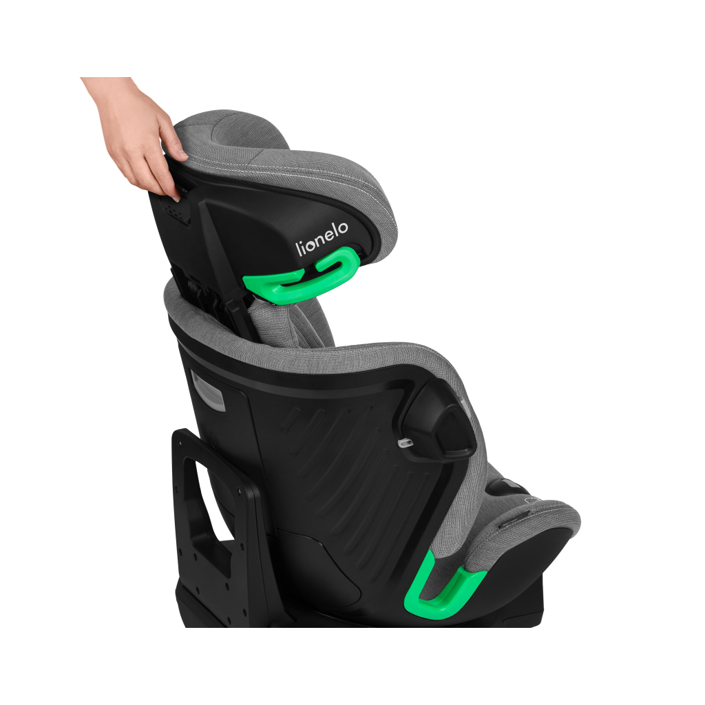 Автокрісло Lionelo Harmony I-Size Grey Concrete Bamboо (LO-HARMONY I-SIZE GREY CONCRETE BAMBOO) - зображення 11