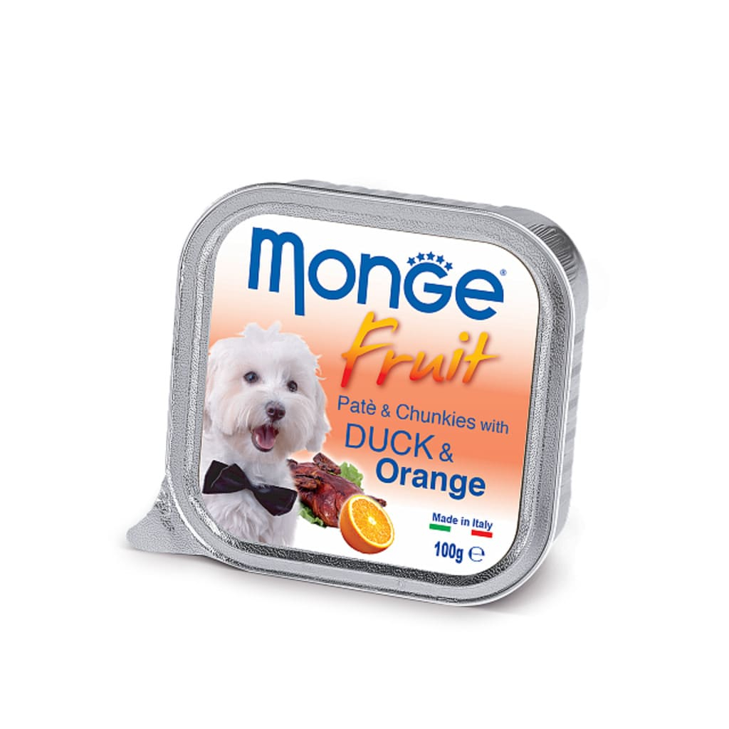 Консерви для собак Monge DOG FRUIT качка з апельсином 100 г (8009470013239) - зображення 1