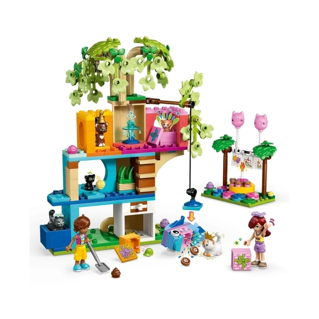 Конструктор LEGO Friends День народження кота та будинок на дереві (42666) - зображення 3