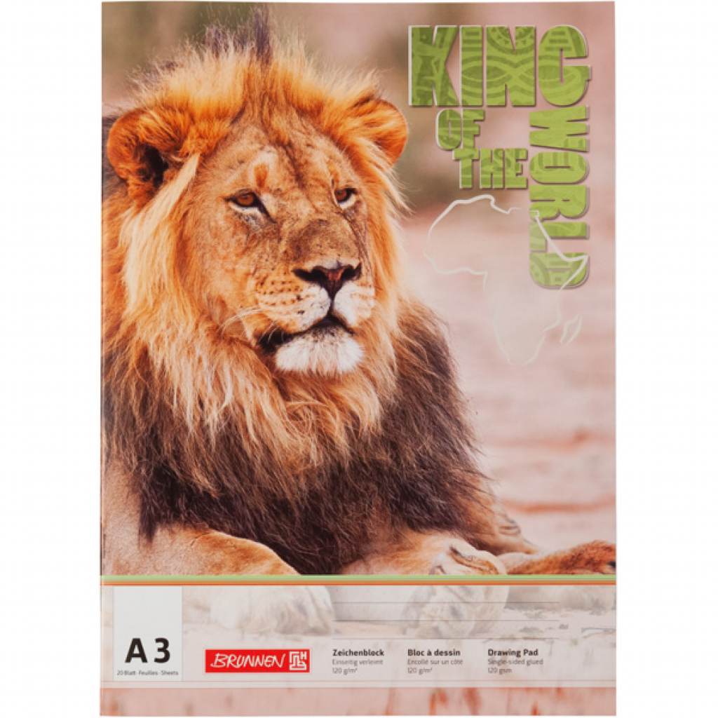 Альбом для малювання Brunnen А3 20 аркушів 120 г/м2 в асортименті (1047345) - зображення 2