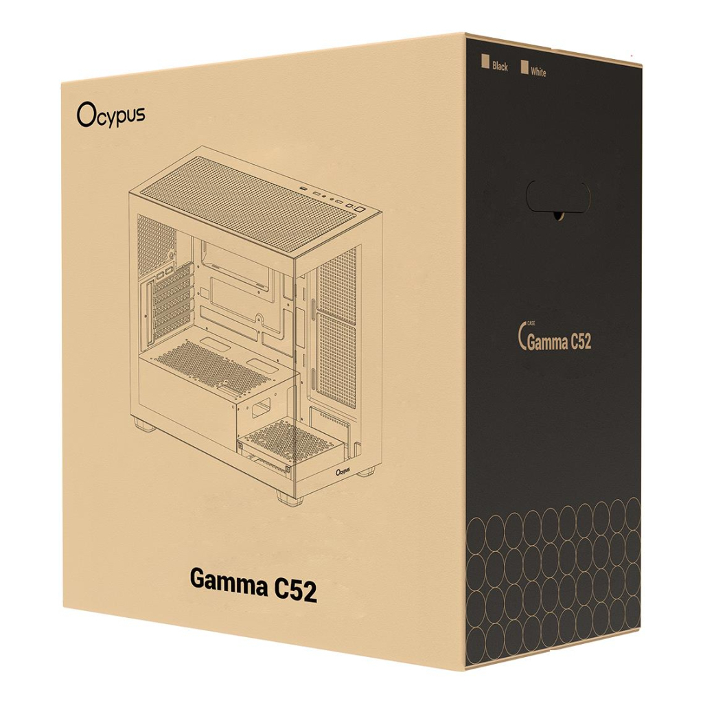 Корпус для ПК OCYPUS GAMMA C52 BK (GAMMA-C52-BKD000XX-GL) - зображення 9