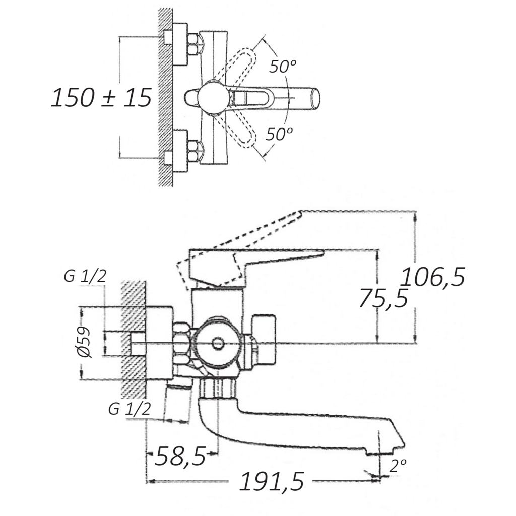 Змішувач Kroner Elbe-C060 - зображення 9