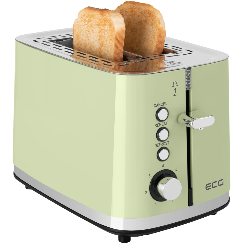 Тостер ECG ST 2766 Vintage Olive - изображение 7