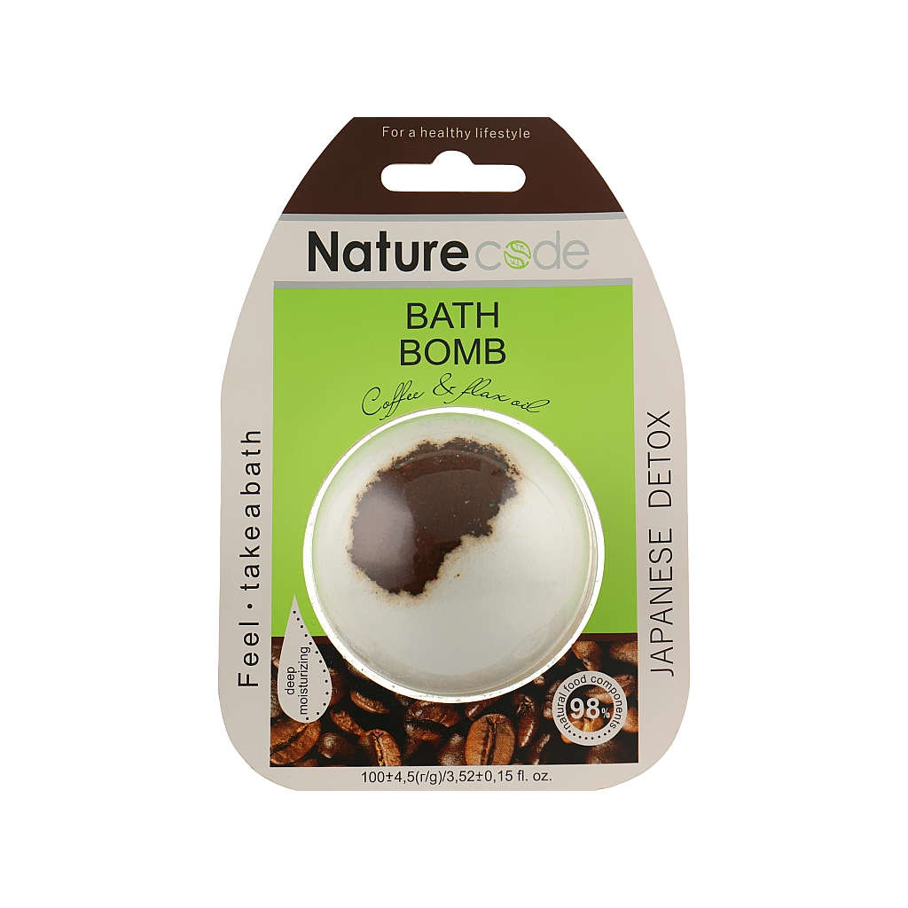 Бомбочка для ванни Nature Code Japanese Detox 100 г (4820205302657) - изображение 1