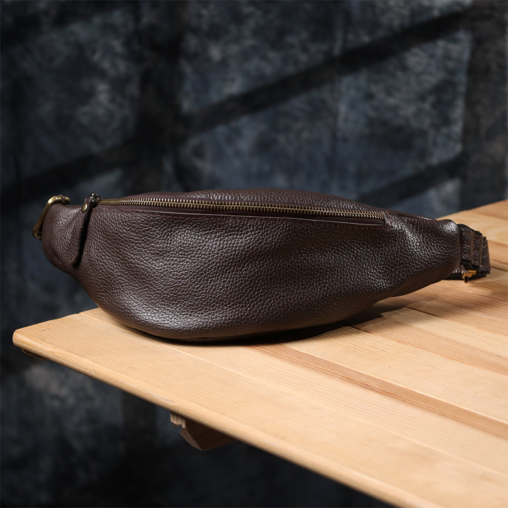 Сумка Shvigel З натуральної шкіри Коричнева (23146) - зображення 9