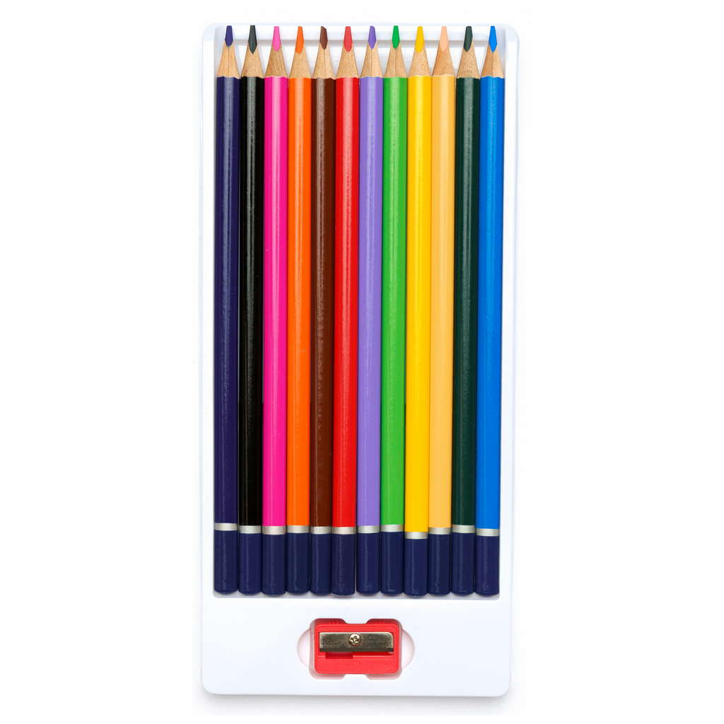 Олівці кольорові Школярик Тригранні З точилкою 12 кольорів (312110002-UA) - зображення 2