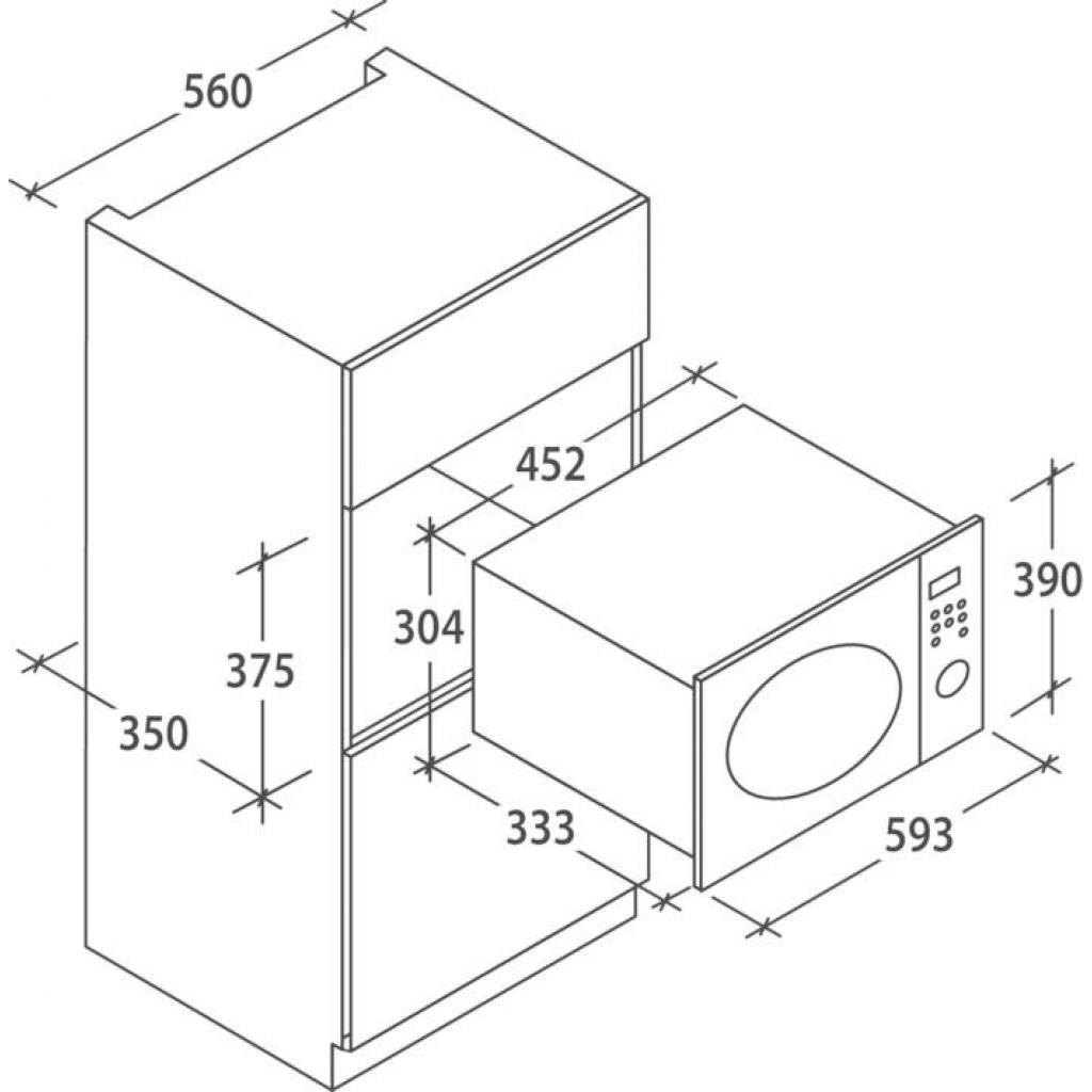 Мікрохвильова піч Candy MIC20GDFGH - зображення 2