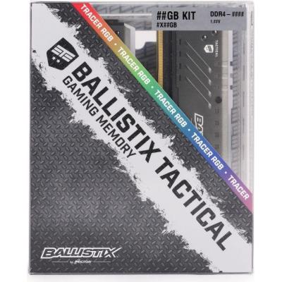 Модуль пам'яті для комп'ютера DDR4 8GB 3000 MHz Ballistix Tactical Tracer RGB Micron (BLT8G4D30BET4K) - зображення 6