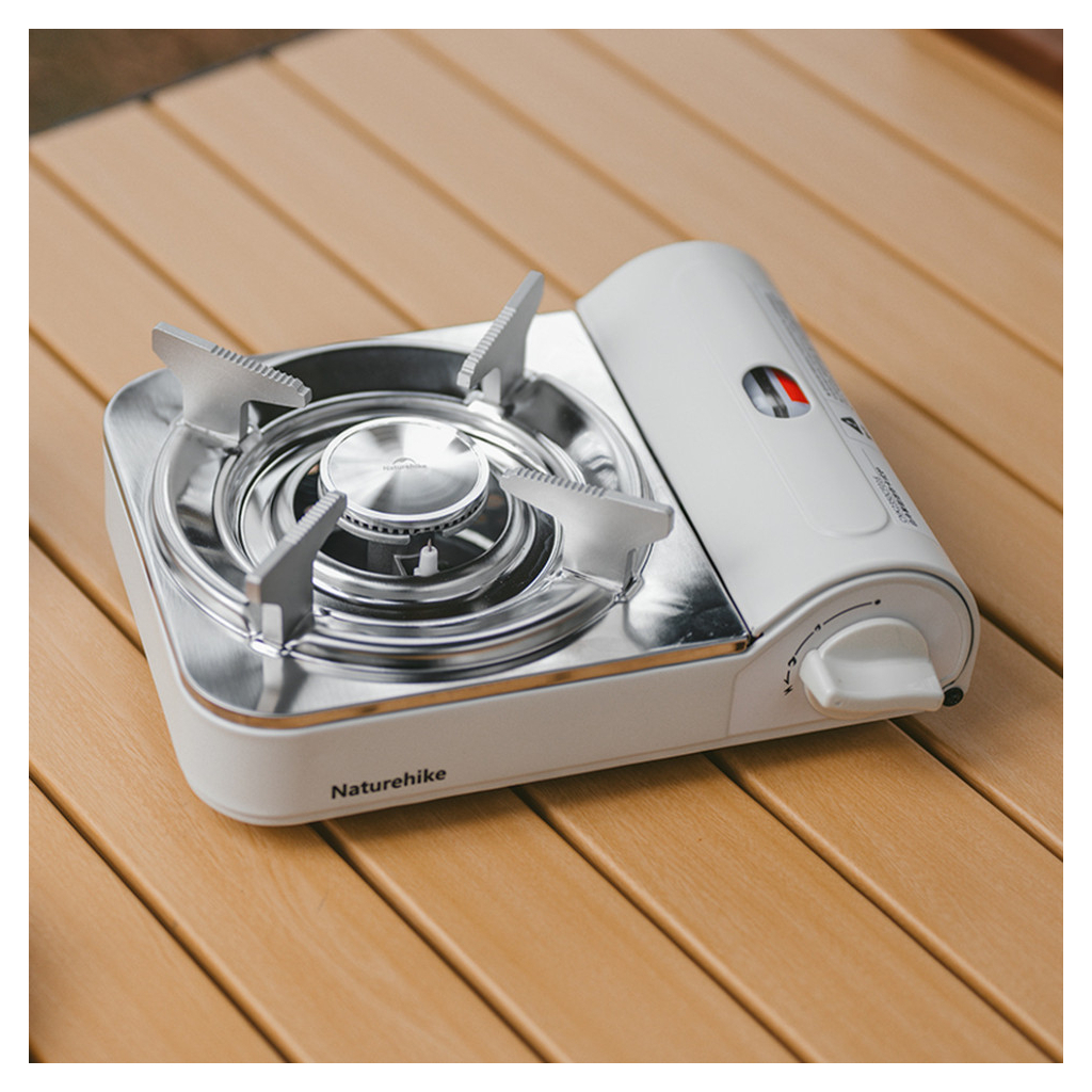 Портативна газова плитка Naturehike CNK2350CF016, біла (6927595754627) - зображення 5