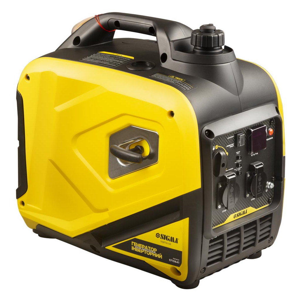 Генератор Sigma інверторний, 3.2/3.4kW, 50dB, ручний запуск (5710641) - зображення 8