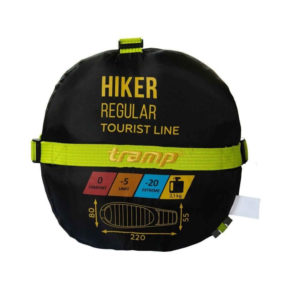 Спальний мішок Tramp Hiker Regular Olive/Grey R (TRS-051R-R) - зображення 11