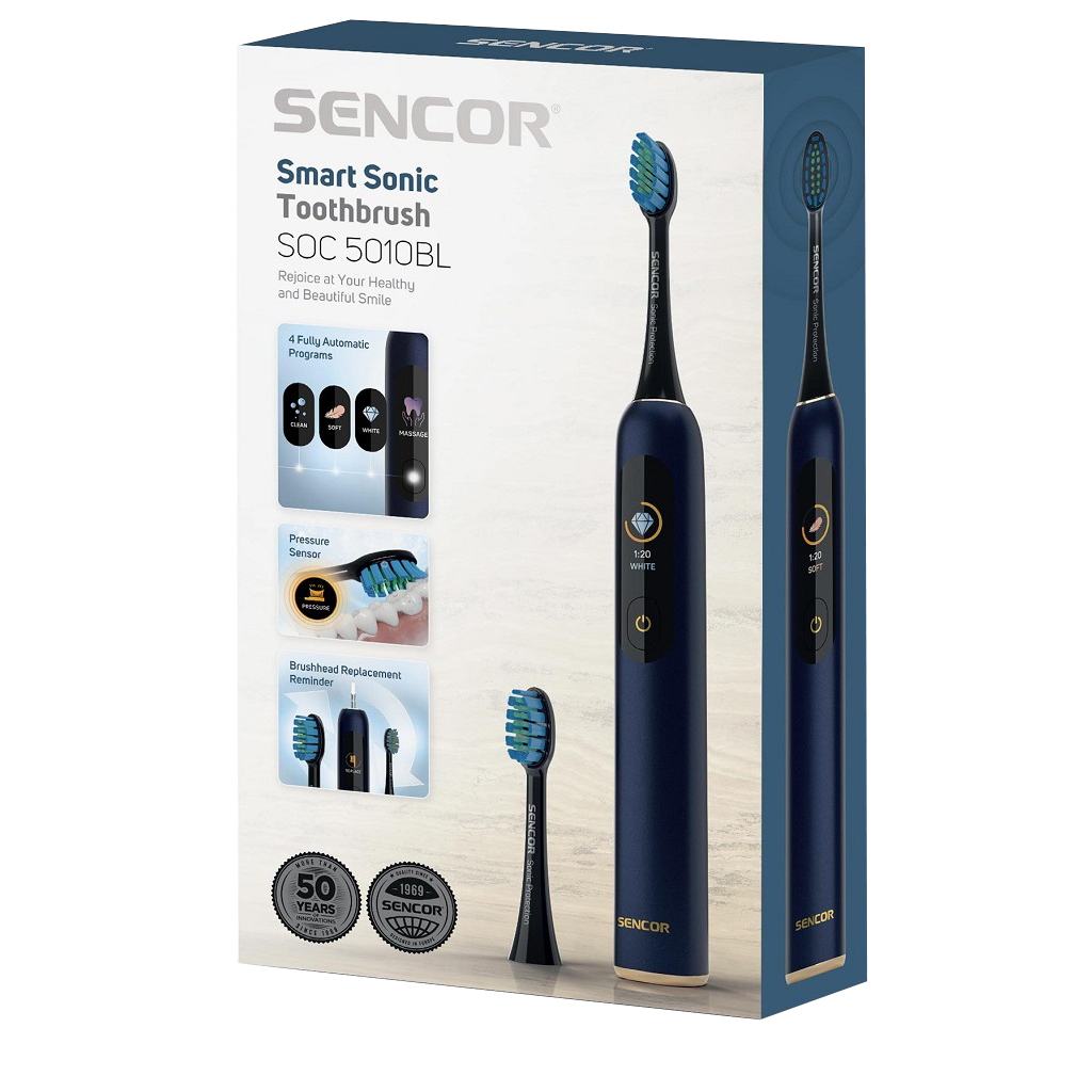 Електрична зубна щітка Sencor SOC 5010BL - зображення 9