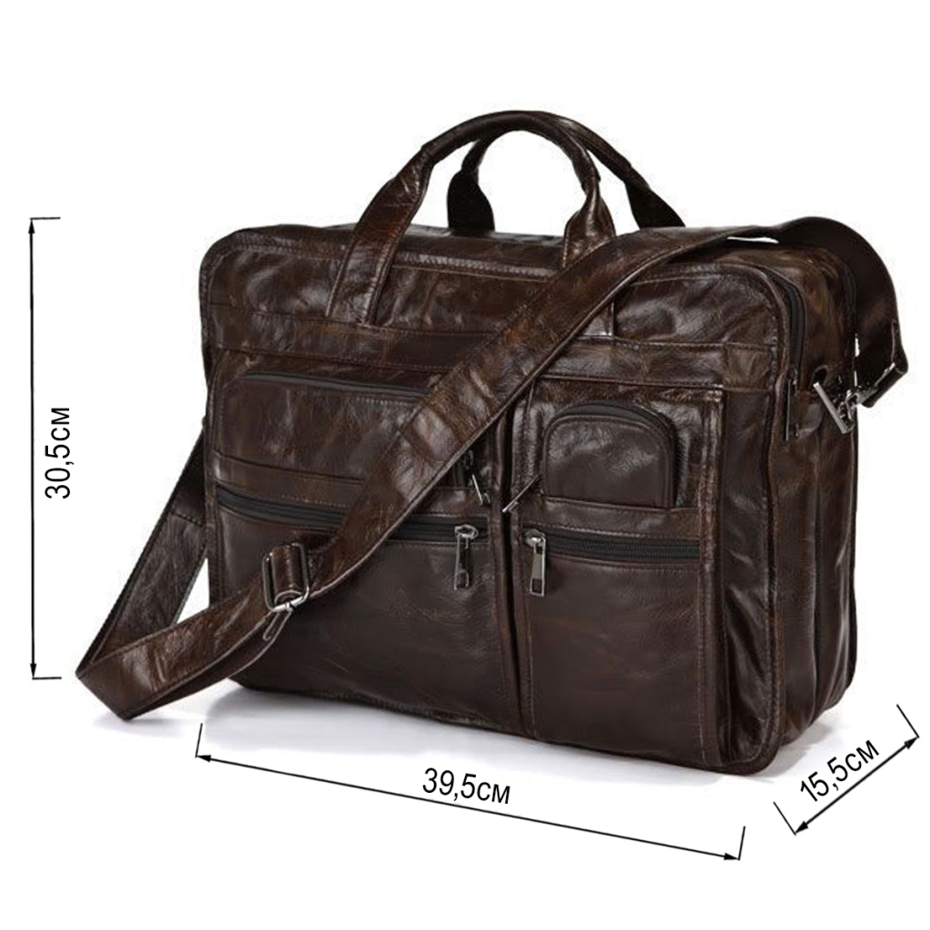 Сумка Vintage Коричнева (14056) - зображення 3