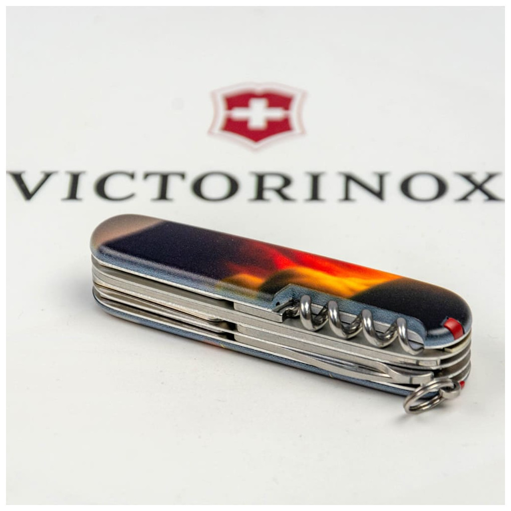 Ніж Victorinox Huntsman Zodiac 91 мм Фантастичний дракон (1.3713.3_Z3210p) - зображення 7