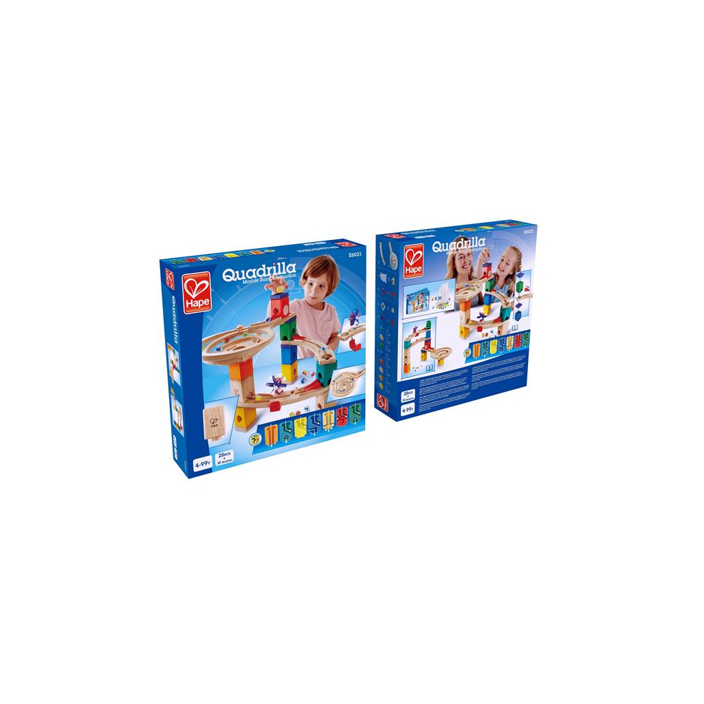 Конструктор Hape лабіринт Quadrilla Гонка до фінішу 58 елементів (E6021) - зображення 6