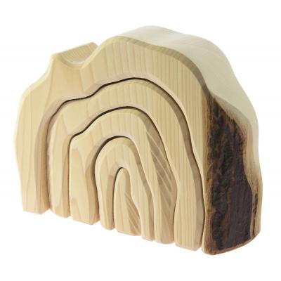 Конструктор Nic дерев'яний Печера натуральний (NIC523322) - зображення 1
