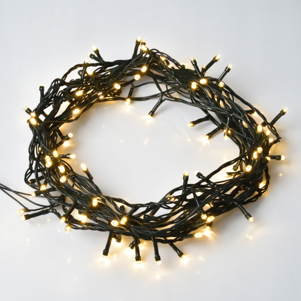 Гірлянда YES! Fun Нитка 120 LED Тепло-біла 8.4 м 8 режимів Мерехтіння (974832) - зображення 1