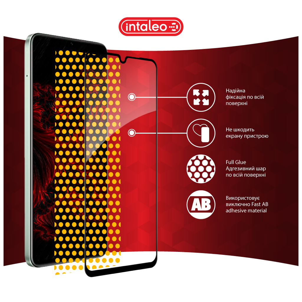 Скло захисне Intaleo Full Glue Realme C63 Black (1283126594977) - зображення 7
