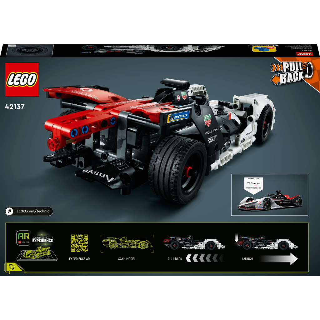 Конструктор LEGO Technic Formula E Porsche 99X Electric 422 деталі (42137) - зображення 9