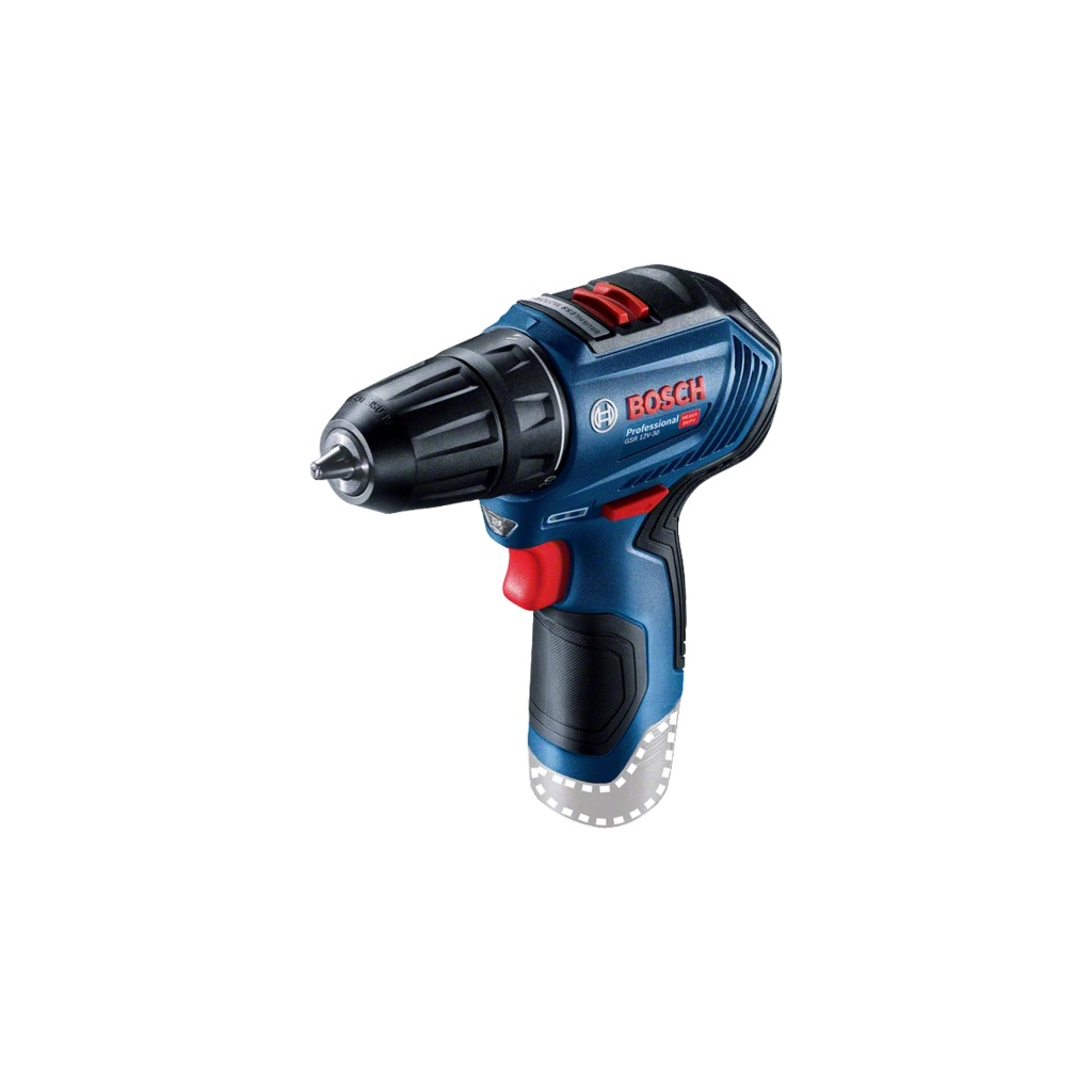 Шуруповерт Bosch Professional GSR 12V-30, solo (без АКБ та ЗП) (0.601.9G9.002) - зображення 2
