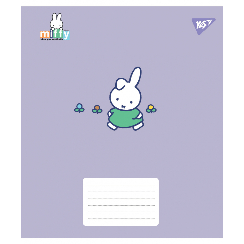 Зошит Yes Miffy Playfull А5 18 аркушів клітинка (767634) - зображення 5