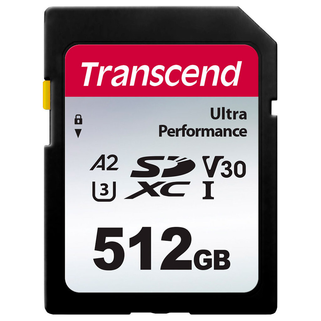 Карта пам'яті Transcend 512GB SD class 10 UHS-I U3 4K (TS512GSDC340S) - зображення 1