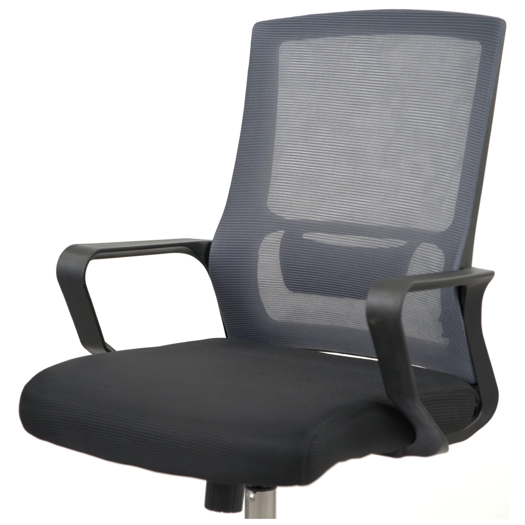 Офісне крісло Аклас Конвалія BL Tilt Сірий (Сірий/Чорний) (00160109) - зображення 6