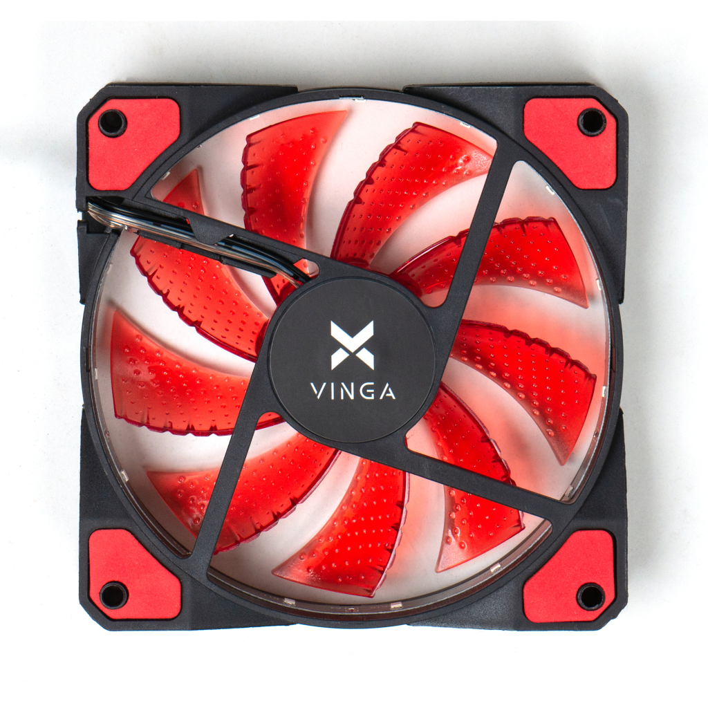 Кулер до корпусу Vinga 12025-15-R1 - зображення 4