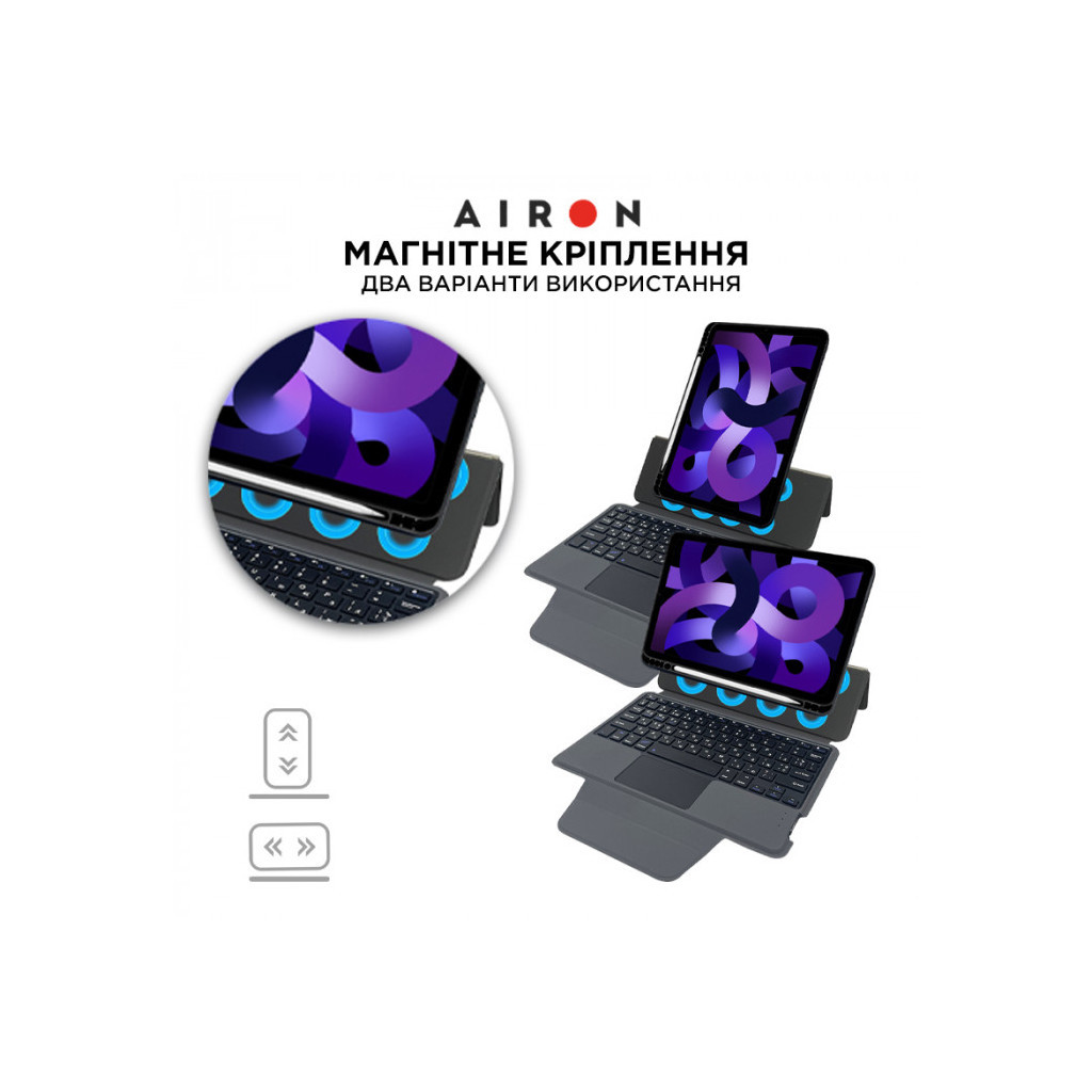 Чохол до планшета AirOn Premium iPad Air 4Gen/5Gen 10.9" with Keyboard (4822352781094) - зображення 8