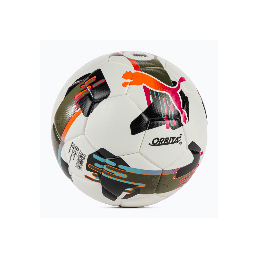 М'яч футбольний Puma Orbita 3 TB (FIFA Quality) 084324-01 білий, чорний, болотний 5 (4067981497317) - зображення 2