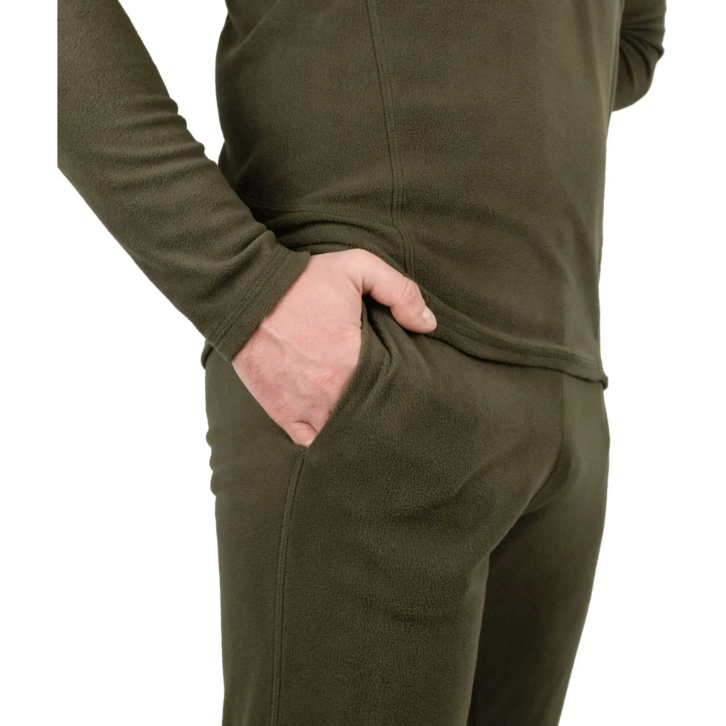 Комплект термобілизни Tribe Microfleece оливковий 2XL (T-KA-0015-olive-2XL) - зображення 5