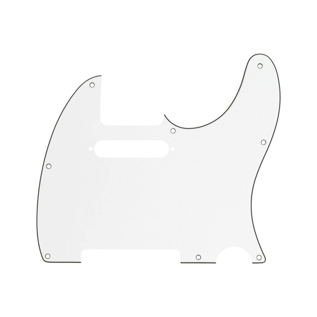 Пікгард панель для гітари Fender Pickguard for Telecaster 3-Ply Parchment (224399) - зображення 1