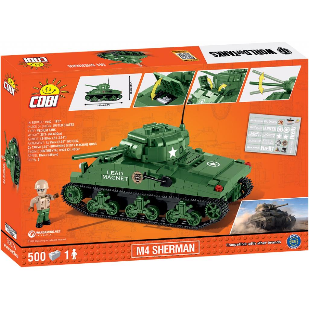 Конструктор Cobi World Of Tanks Шерман Файрфлай 500 деталей (COBI-3007A) - зображення 5