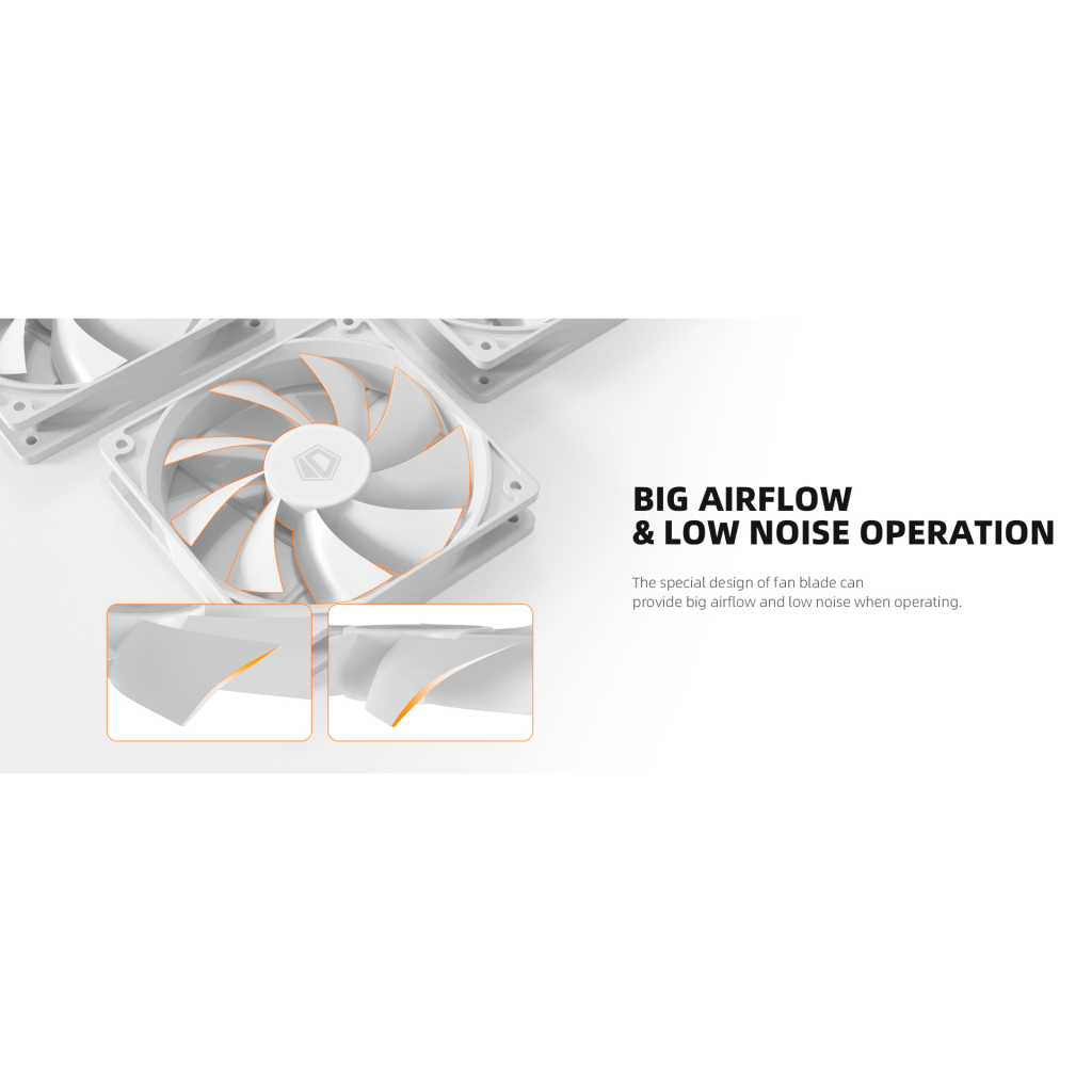 Кулер до корпусу ID-Cooling XF-120-W - зображення 10