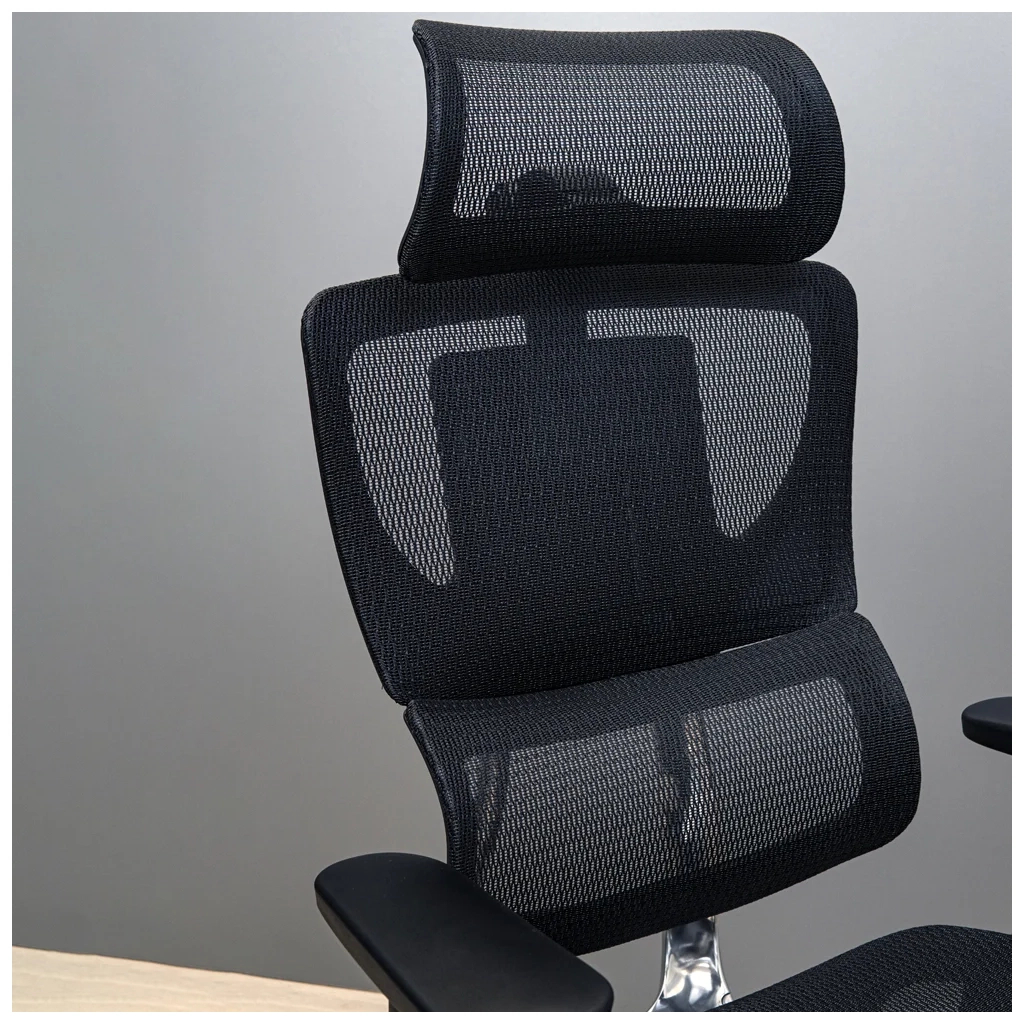 Офісне крісло Richman Ерготекс Алюм Synchro Сітка Чорне (R00000052539) - зображення 5