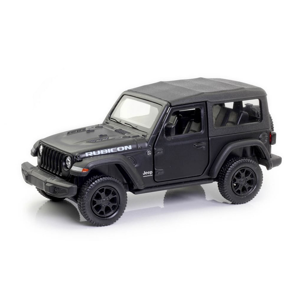 Машина Uni-Fortune JEEP WRANGLER RUBICON 2021 (матова) чорна (554060STM) - зображення 1