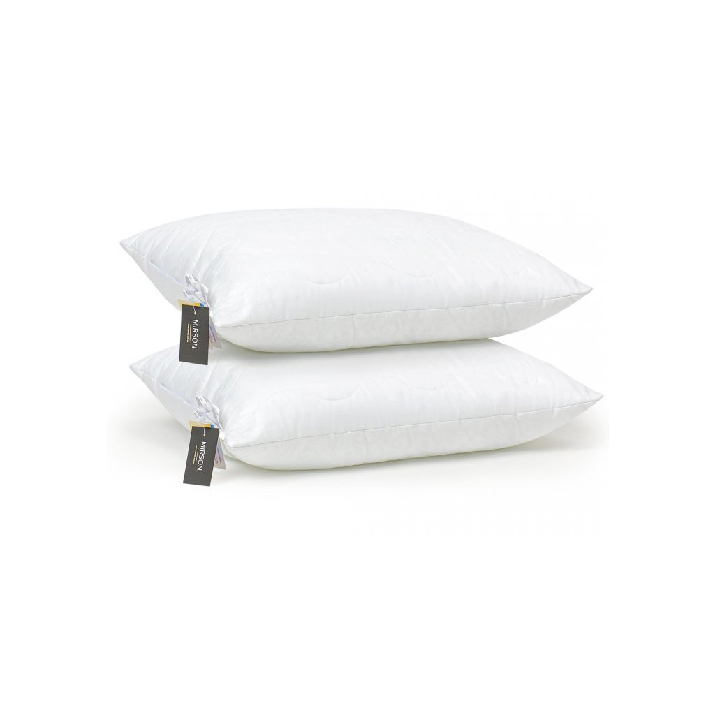Подушка MirSon Набір EcoSilk №158 Eco Light White середні (2200002651967) - изображение 4