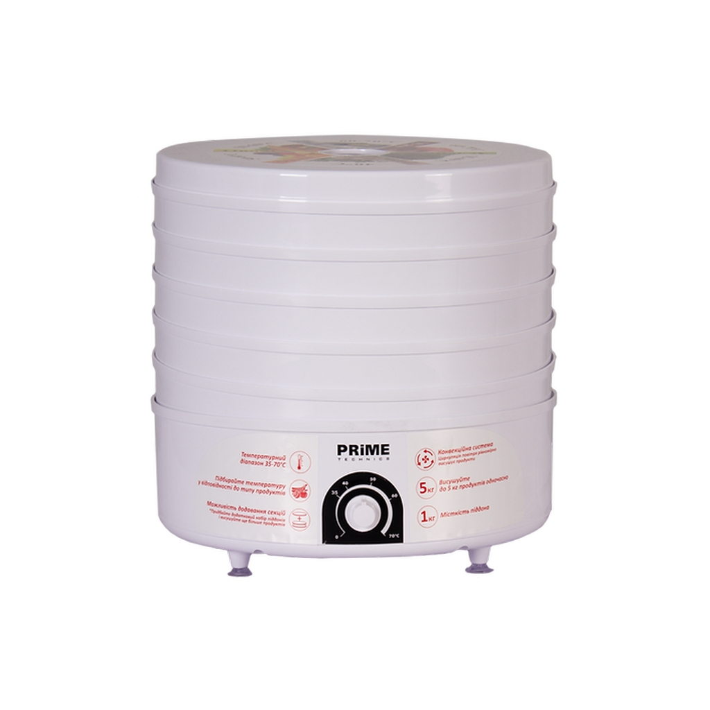 Сушка для овочів та фруктів PRIME Technics PFD 502 W - зображення 2