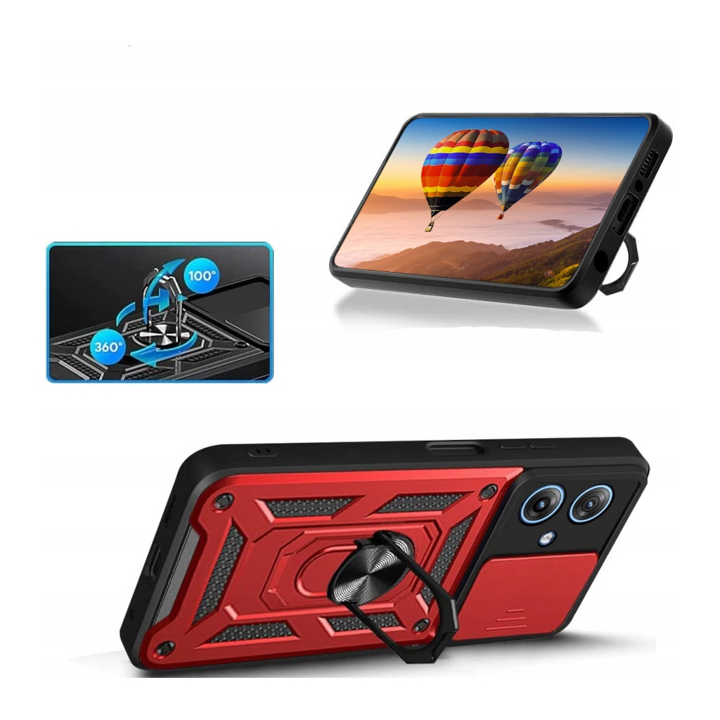 Чохол до мобільного телефона BeCover Military Motorola Moto G55 Red (713059) - зображення 2