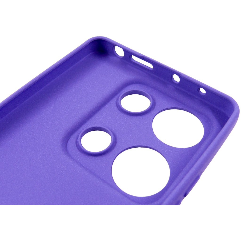 Чохол до мобільного телефона Dengos Carbon Xiaomi Redmi Note 14S (Purple) (DG-TPU-CRBN-228) - зображення 4