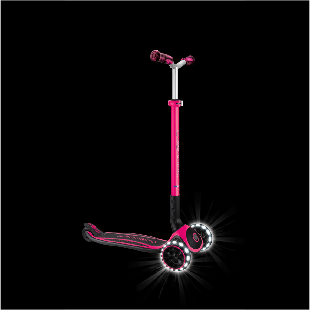 Самокат Globber Ace колеса з підсвіткою Фуксія (667-110) - зображення 8