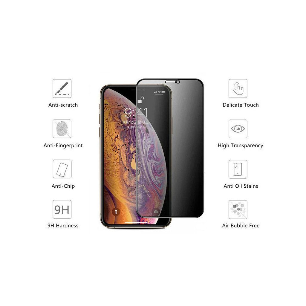 Скло захисне Drobak Anti Spy iPhone 11 Apple (464663) - зображення 2