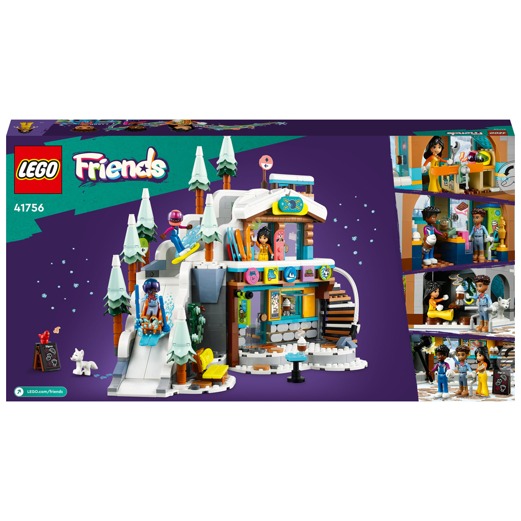 Конструктор LEGO Friends Святкова гірськолижна траса й кафе 980 деталей (41756) - зображення 10
