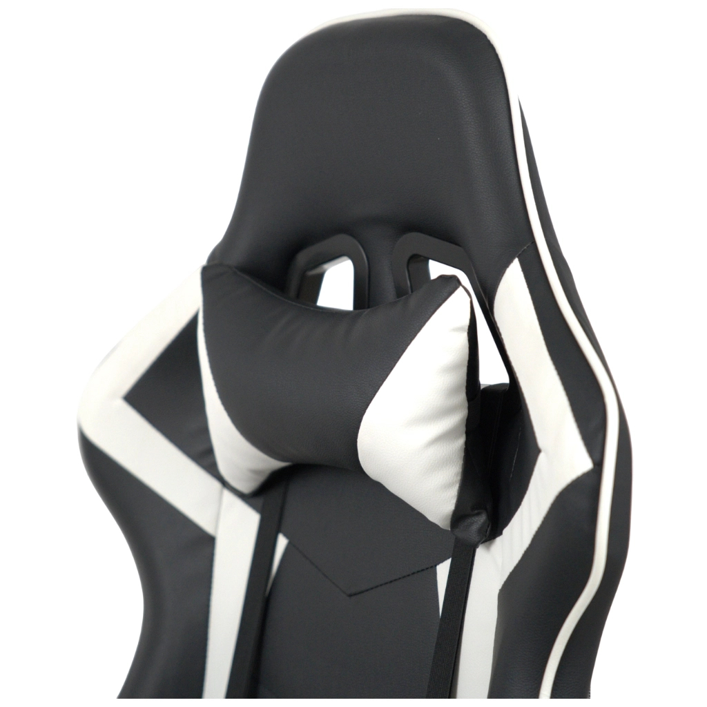 Крісло ігрове Аклас Бешкет ANF підліткове Білий (PU-чорний/білий) (00160336) - зображення 9